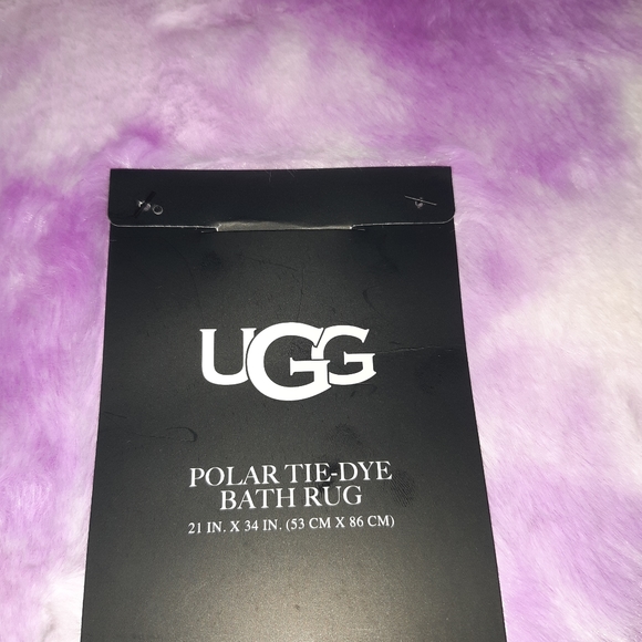 UGG POLAR TIE-DYE BATH RUG - Picture 2 of 3